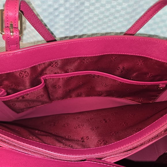Tory Burch Hot Pink Women's Tote Ba - Picture 5 of 6